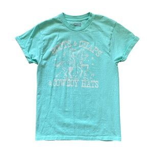 AMERICAN HIGHWAY Boots Chaps Cowboy Hats T-Shirt Size Small